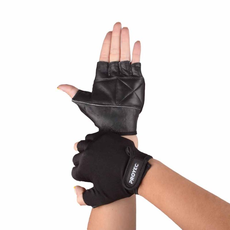 Guantes Entrenamiento Gimnasio Pesas Gym Proyec Lycra Pro