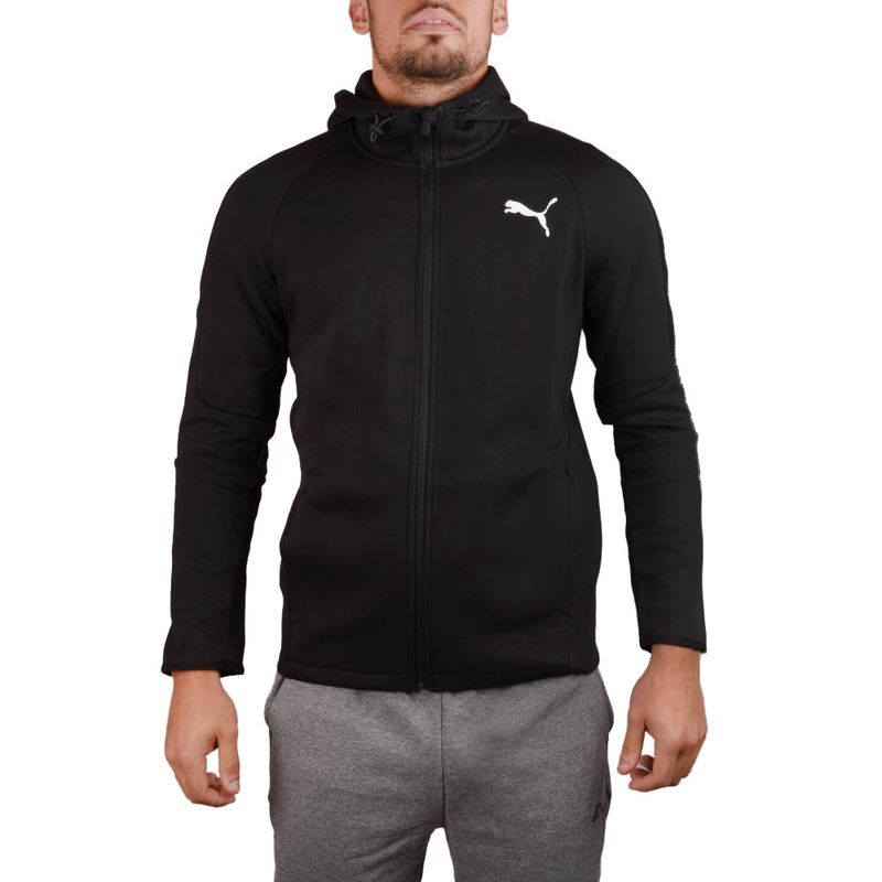 CAMPERA PUMA EVOSTRIPE CORE FZ HOODIE Red Sport