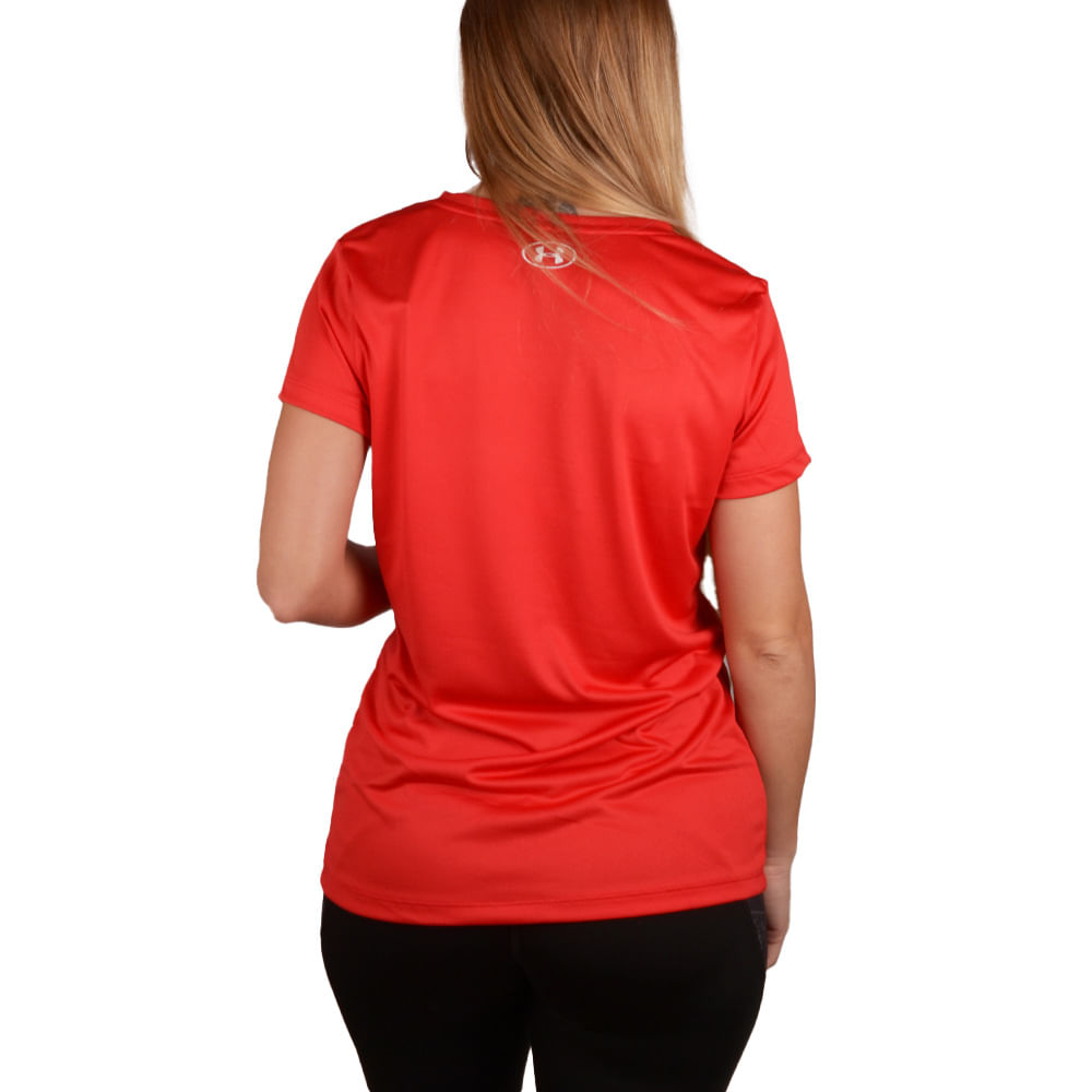 REMERA UNDER ARMOUR TEAM TECH SS MUJER - Red Sport
