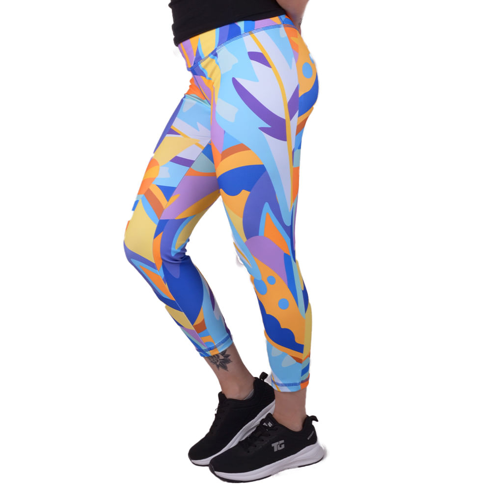 CALZA TEAM GEAR CROP SUBLIMADO LIGHT MUJER