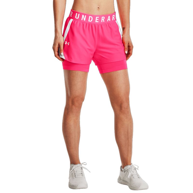 SHORT UNDER ARMOUR PLAY UP 2IN MUJER Red Sport