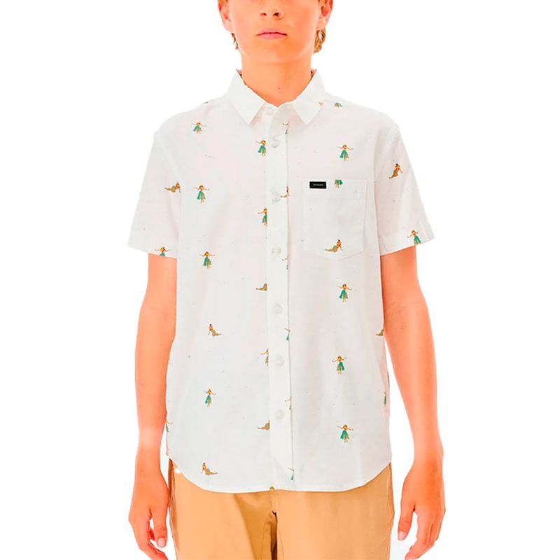 CAMISA RIP CURL HULA BEACH NINO Red Sport