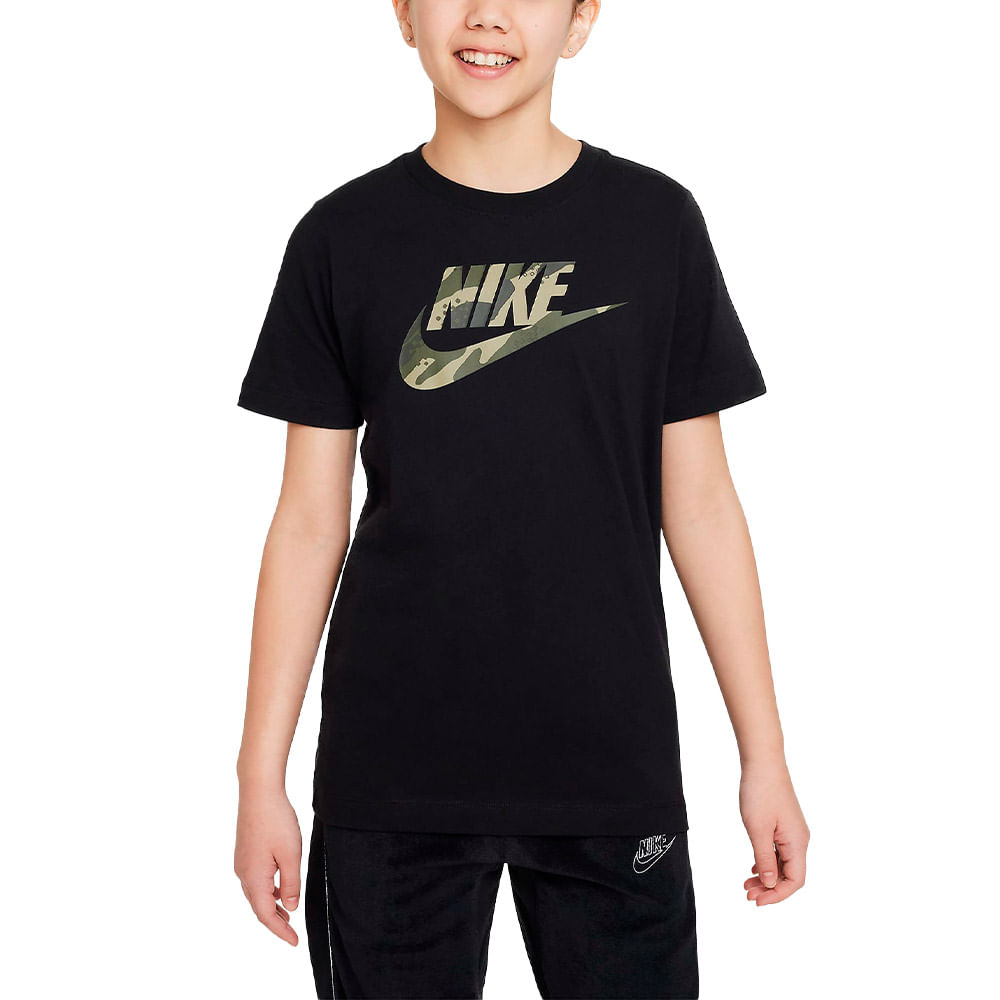 REMERA NIKE NSW TEE CLUB SEASONAL CAMO NINO Red Sport