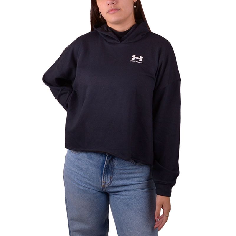 BUZO UNDER ARMOUR RIVAL TERRY OS HOODIE ARG MUJER Red Sport